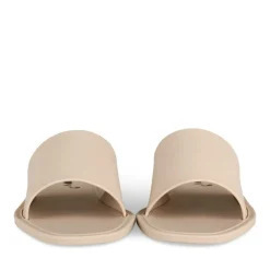 Claquettes BEIGE Femme Motif Uni A Enfiler