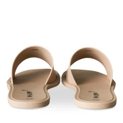 Claquettes BEIGE Femme Motif Uni A Enfiler