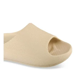 Claquettes BEIGE Femme Motif Uni A Enfiler