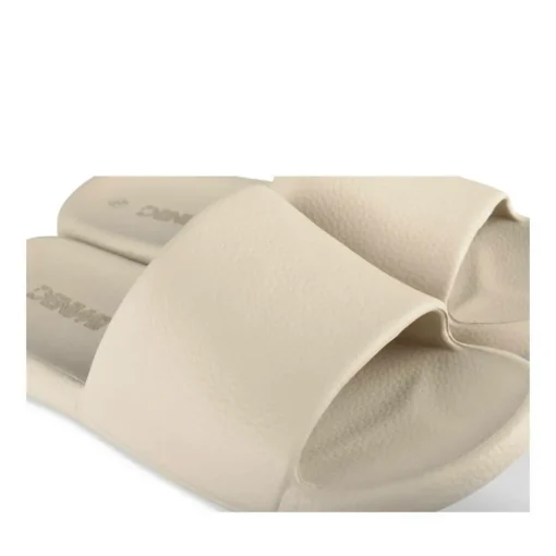 Claquettes BEIGE Homme Motif Uni A Enfiler