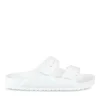 Claquettes BLANC Femme Motif Uni A Enfiler