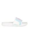 Claquettes BLANC Femme Motif Uni