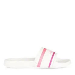 Claquettes BLANC Femme Motif Uni