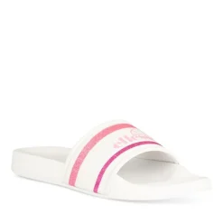 Claquettes BLANC Femme Motif Uni