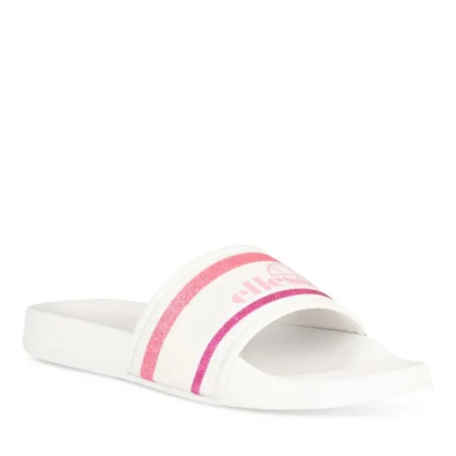 Claquettes BLANC Femme Motif Uni