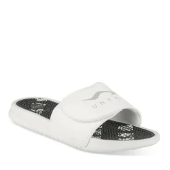 Claquettes BLANC Femme Motif Uni A Enfiler
