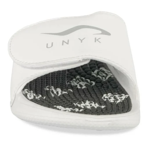 Claquettes BLANC Femme Motif Uni A Enfiler
