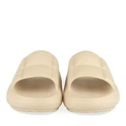 Claquettes BLANC Femme Motif Uni A Enfiler