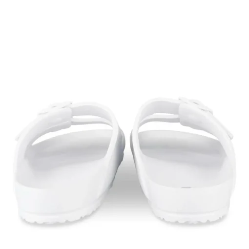 Claquettes BLANC Femme Motif Uni A Enfiler