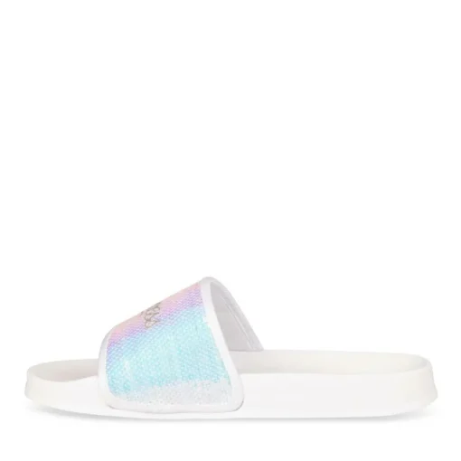Claquettes BLANC Femme Motif Uni