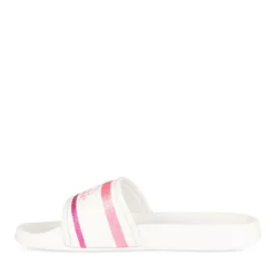 Claquettes BLANC Femme Motif Uni