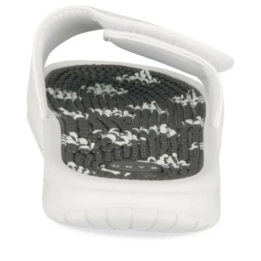 Claquettes BLANC Femme Motif Uni A Enfiler