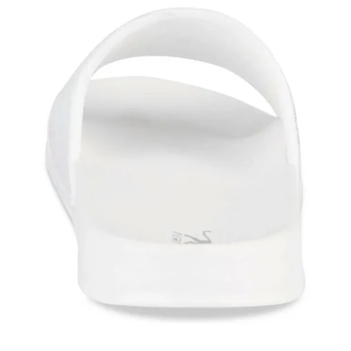 Claquettes BLANC Femme Motif Uni A Enfiler