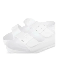 Claquettes BLANC Femme Motif Uni A Enfiler