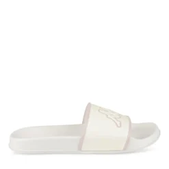 Claquettes BLANC Fille Motif Paillettes A Enfiler