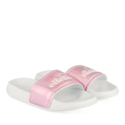 Claquettes BLANC Fille Motif Iridescent A Enfiler
