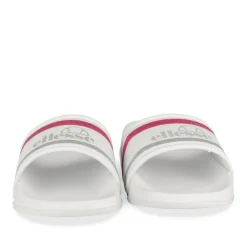 Claquettes BLANC Fille Motif Uni A Enfiler