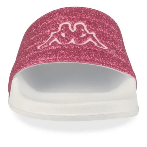 Claquettes BLANC Fille Motif Paillettes A Enfiler