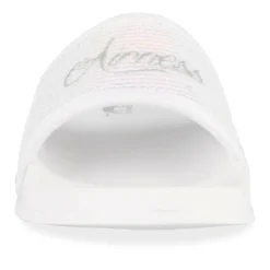 Claquettes BLANC Fille Motif Uni A Enfiler