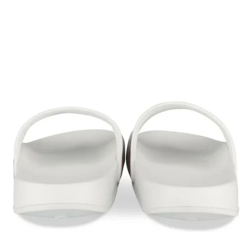 Claquettes BLANC Fille Motif Uni A Enfiler