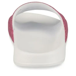 Claquettes BLANC Fille Motif Paillettes A Enfiler