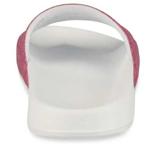 Claquettes BLANC Fille Motif Paillettes A Enfiler