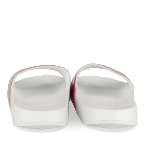 Claquettes BLANC Fille Motif Iridescent A Enfiler