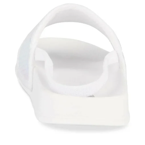 Claquettes BLANC Fille Motif Uni A Enfiler