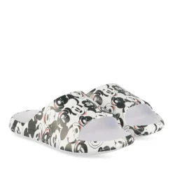 Claquettes BLANC Garçon Motif Uni A Enfiler