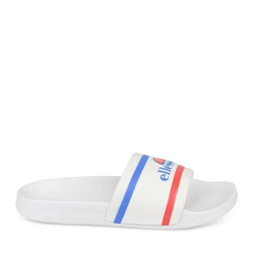 Claquettes BLANC Homme Motif Uni