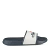 Claquettes BLANC Homme Motif Uni A Enfiler