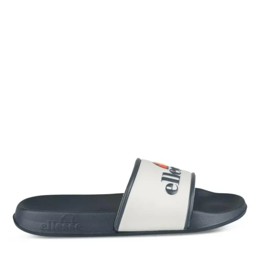Claquettes BLANC Homme Motif Uni A Enfiler