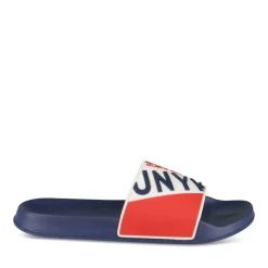 Claquettes BLANC Homme Motif Uni A Enfiler