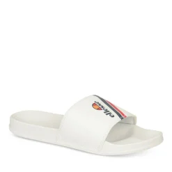 Claquettes BLANC Homme Motif Uni