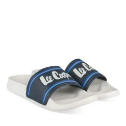 Claquettes BLANC Homme Motif Uni A Enfiler