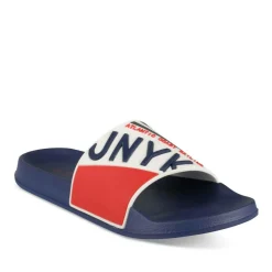 Claquettes BLANC Homme Motif Uni A Enfiler