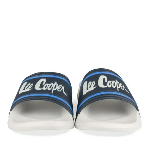 Claquettes BLANC Homme Motif Uni A Enfiler
