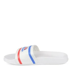 Claquettes BLANC Homme Motif Uni