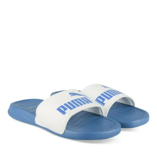 Claquettes BLANC PUMA Popcat 2.0