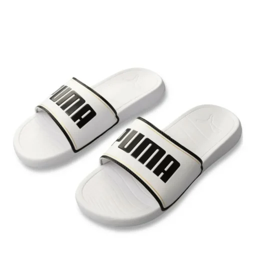 Claquettes BLANC PUMA Popcat