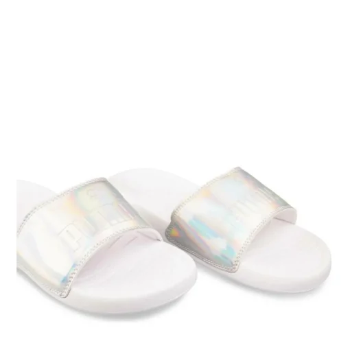 Claquettes BLANC PUMA Popcat 20 Wns
