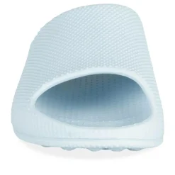 Claquettes BLEU Femme Motif Uni A Enfiler