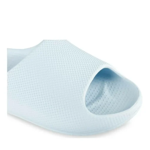 Claquettes BLEU Femme Motif Uni A Enfiler