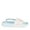 Claquettes BLEU Fille Motif Licorne A Enfiler