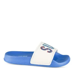 Claquettes BLEU Garçon Motif Uni A Enfiler