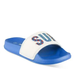 Claquettes BLEU Garçon Motif Uni A Enfiler