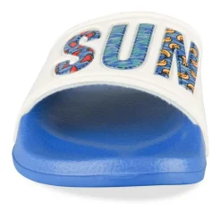 Claquettes BLEU Garçon Motif Uni A Enfiler