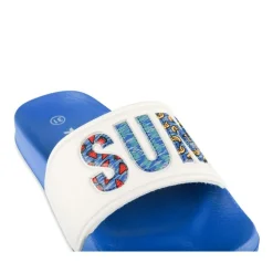 Claquettes BLEU Garçon Motif Uni A Enfiler