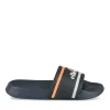 Claquettes BLEU Homme Motif Uni A Enfiler