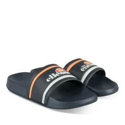 Claquettes BLEU Homme Motif Uni A Enfiler